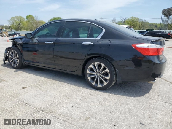 2014 Honda Accord Sport with VIN 1HGCR2F55EA190687, listed as a Copart auction lot 52966815 with 147,689 mi miles and Salvage Title. Bid and sale history available at DreamBid. Image 2.