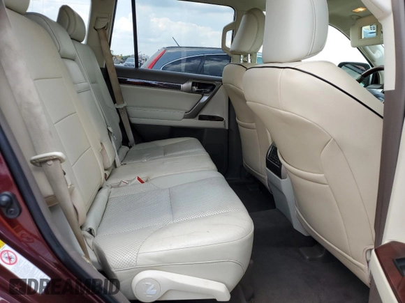 2012 Lexus GX 460 with VIN JTJBM7FX3C5035632, listed as a Copart auction lot 63561825 with 253,516 mi miles and Salvage title. Bid and sale history available at DreamBid. Image 11.