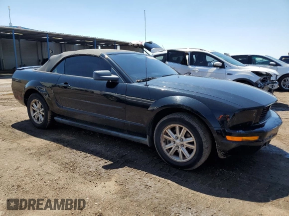2008 Ford Mustang Deluxe with VIN 1ZVHT84N985193520, listed as a Copart auction lot 56186525 with 140,483 mi miles and Salvage title. Bid and sale history available at DreamBid. Image 4.