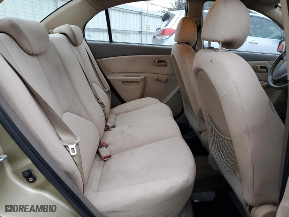 2009 Kia Rio SX with VIN KNADE223796524159, listed as a Copart auction lot 86185964 with 157,061 mi miles and Salvage Title. Bid and sale history available at carsss.com. Image 10.