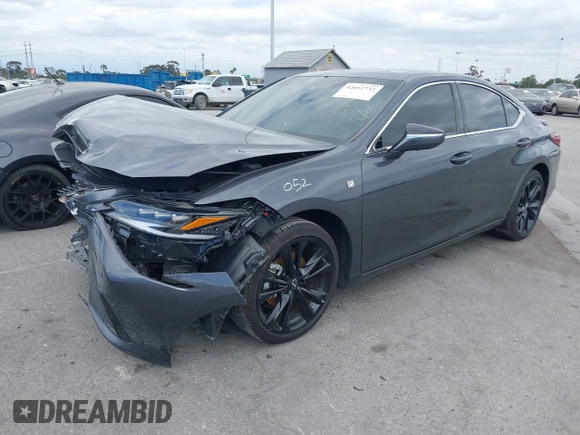 2024 Lexus ES 300h with VIN 58ABA1C18RU039512, listed as a IAAI auction lot 42051732 with 19,728 mi miles and . Bid and sale history available at DreamBid. Image 2.