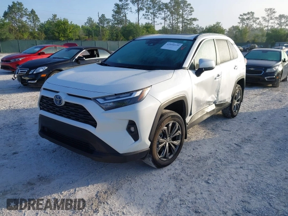 2024 Toyota RAV4 Hybrid XLE Premium with VIN 4T3B6RFV0RU151797, listed as a IAAI auction lot 42050155 with 9,659 mi miles. Bid and sale history available at carsss.com. Image 17.