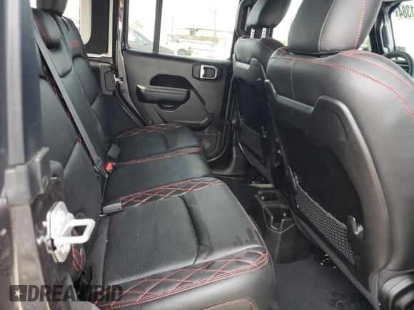 2024 Jeep Wrangler Rubicon X with VIN 1C4RJXFG2RW153197, listed as a Copart auction lot 76521384 with 3,897 mi miles and Salvage title. Bid and sale history available at DreamBid. Image 11.