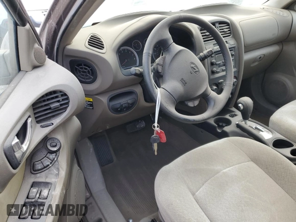 2005 Hyundai Santa Fe GLS with VIN KM8SC13E65U996817, listed as a Copart auction lot 73829854 with 51,637 mi miles and Non Repairable. Bid and sale history available at carsss.com. Image 8.