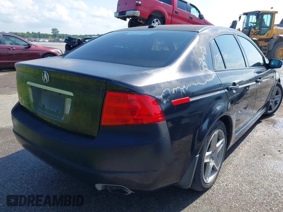 2004 Acura TL with VIN 19UUA66234A016107, listed as a IAAI auction lot 39604354 with 281,450 mi miles. Bid and sale history available at carsss.com. Image 4.