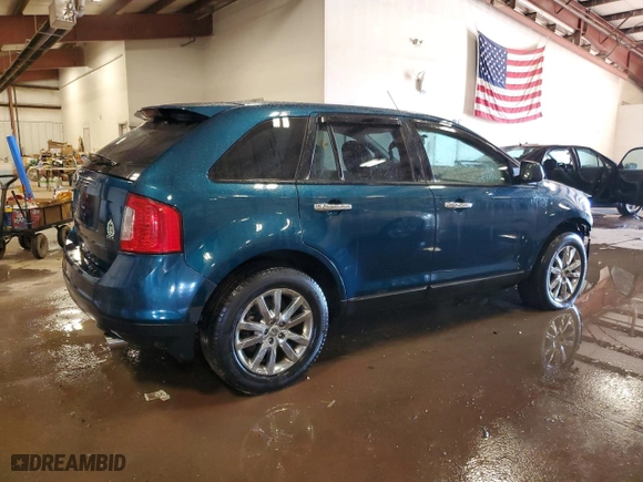 2011 Ford Edge SEL with VIN 2FMDK3JC3BBA25767, listed as a Copart auction lot 46619385 with 89,909 mi miles and Salvage Title. Bid and sale history available at carsss.com. Image 3.