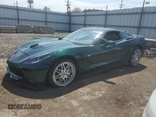 2014 Chevrolet Corvette 1LT with VIN 1G1YB2D71E5112468, listed as a Copart auction lot 53652534 with 41,088 mi miles and Salvage title. Bid and sale history available at DreamBid. Image 1.