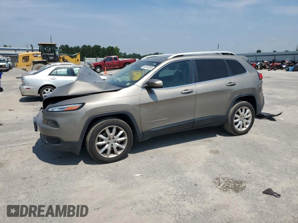 2017 Jeep Cherokee Limited with VIN 1C4PJLDB3HW549242, listed as a Copart auction lot 62075255 with 129,880 mi miles and Salvage title. Bid and sale history available at DreamBid. Image 1.