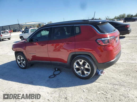 2019 Jeep Compass Limited with VIN 3C4NJCCB8KT809401, listed as a Copart auction lot 48238175 with 82,407 mi miles and Salvage title. Bid and sale history available at DreamBid. Image 2.