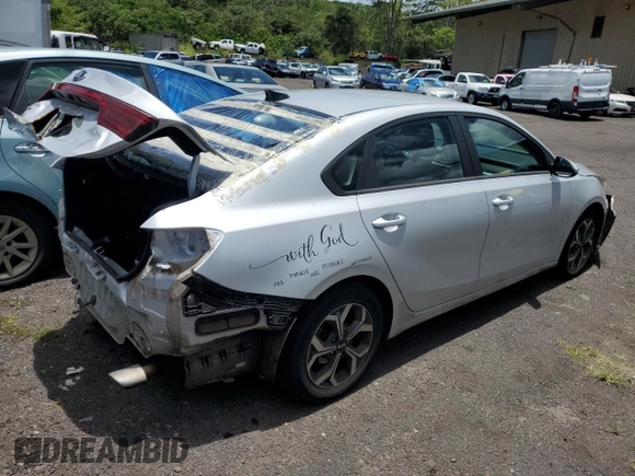 2021 Kia Forte FE with VIN 3KPF24AD9ME378053, listed as a Copart auction lot 57533475 with 120,900 mi miles and Non repairable. Bid and sale history available at DreamBid. Image 3.
