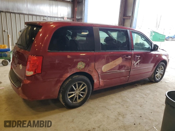 2014 Dodge Grand Caravan SE 30th Anniversary with VIN 2C4RDGBG4ER250658, listed as a Copart auction lot 54126535 with 85,980 mi miles and Non Repairable. Bid and sale history available at DreamBid. Image 3.
