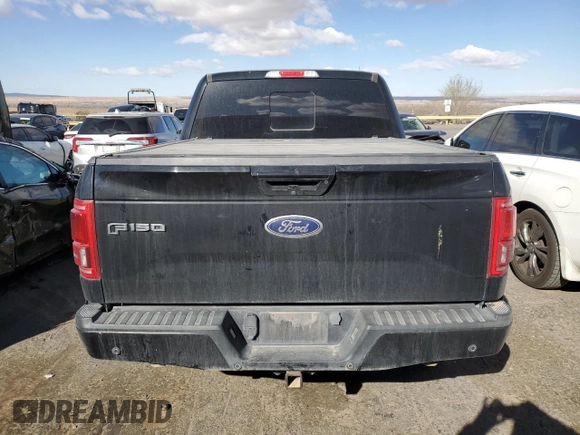 2016 Ford F-150 XLT with VIN 1FTEW1EG9GKD63962, listed as a Copart auction lot 47525745 with 0 mi miles and Salvage Title. Bid and sale history available at carsss.com. Image 6.