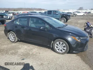2022 Toyota Corolla LE with VIN 5YFEPMAE4NP338856, listed as a Copart auction lot 46145135 with 80,465 mi miles and Salvage Title. Bid and sale history available at carsss.com. Image 4.