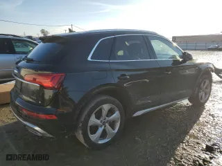 2022 Audi Q5 S line Premium Plus with VIN WA1EAAFY3N2106129, listed as a Copart auction lot 42691635 with 49,885 mi miles and Salvage Title. Bid and sale history available at carsss.com. Image 3.
