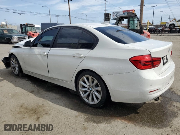 2018 BMW 3 Series 320i with VIN WBA8A9C5XJAH12605, listed as a Copart auction lot 53277105 with 78,833 mi miles and Salvage title. Bid and sale history available at DreamBid. Image 2.