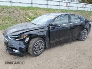 2017 Ford Fusion SE z VIN 3FA6P0HD4HR213595, wystawiony jako Copart lot #54762275 z przebiegiem 55 114 mil mil oraz Czysty tytuł • Clean title. Historia ofert i sprzedaży dostępna na DreamBid. Obrazek 1.