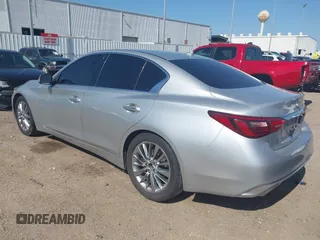 2020 Infiniti Q50 Luxe with VIN JN1EV7AP2LM202821, listed as a IAAI auction lot 41985144 with 112,024 mi miles and . Bid and sale history available at DreamBid. Image 3.