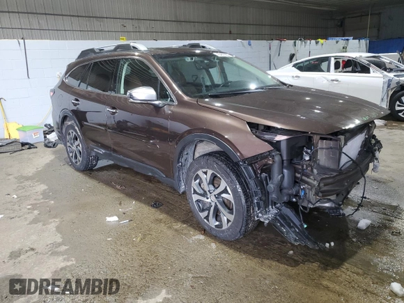 2022 Subaru Outback Touring XT with VIN 4S4BTGPD7N3192472, listed as a Copart auction lot 45467085 with 60,866 mi miles and Salvage title. Bid and sale history available at DreamBid. Image 4.