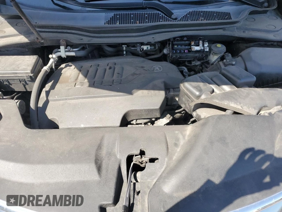2014 Acura MDX Advance with VIN 5FRYD4H83EB041321, listed as a Copart auction lot 53057295 with Not Provided miles and Salvage Title. Bid and sale history available at DreamBid. Image 12.