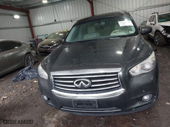 2013 Infiniti JX35 with VIN 5N1AL0MM0DC306351, listed as a IAAI auction lot 41948449 with 183,259 mi miles. Bid and sale history available at carsss.com. Image 13.