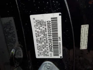 2006 Acura RSX z VIN JH4DC54816S009680, wystawiony jako Copart lot #48426525 z przebiegiem 161 579 mil mil oraz Szkoda całkowita • Salvage title. Historia ofert i sprzedaży dostępna na DreamBid. Obrazek 12.