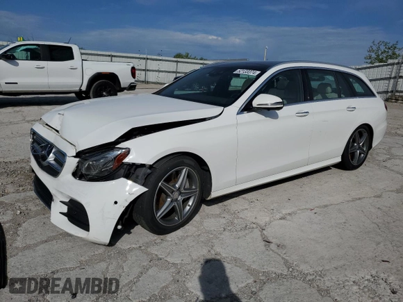 2017 Mercedes-Benz E-Class E 400 Luxury with VIN WDDZH6GB1HA135297, listed as a Copart auction lot 52133374 with 63,468 mi miles and Salvage Title. Bid and sale history available at carsss.com. Image 1.