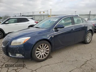 2011 Buick Regal CXL RL3 with VIN 2G4GR5EC7B9178996, listed as a Copart auction lot 80221204 with 126,810 mi miles and Salvage Title. Bid and sale history available at carsss.com. Image 1.