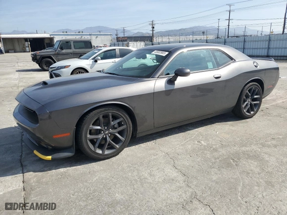 2023 Dodge Challenger GT with VIN 2C3CDZJG9PH649761, listed as a Copart auction lot 45683965 with 4,363 mi miles and Salvage Title. Bid and sale history available at carsss.com. Image 1.