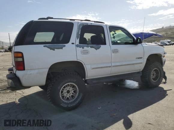 2002 Chevrolet Tahoe Z71 with VIN 1GNEK13T72R237845, listed as a Copart auction lot 47199575 with 187,318 mi miles and Salvage Title. Bid and sale history available at carsss.com. Image 3.