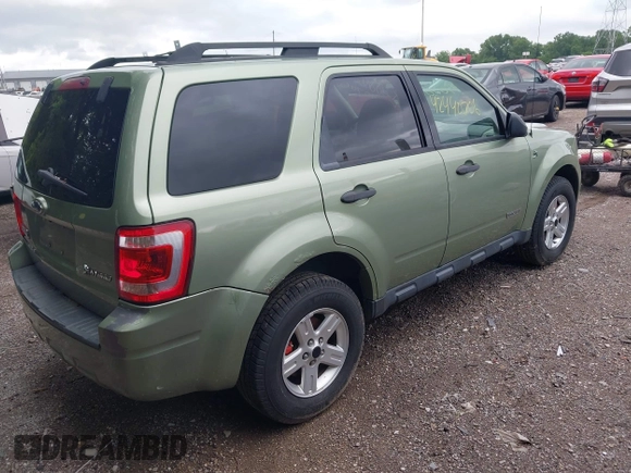 2008 Ford Escape Hybrid with VIN 1FMCU59H88KC30923, listed as a IAAI auction lot 42440706 with 98,635 mi miles and . Bid and sale history available at DreamBid. Image 4.