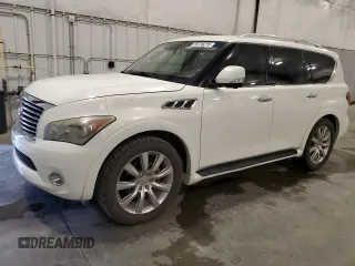 2012 Infiniti QX56 8-passenger with VIN JN8AZ2ND9C9715316, listed as a Copart auction lot 59736215 with 151,350 mi miles and Clean title. Bid and sale history available at DreamBid. Image 1.