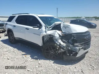 2020 Chevrolet Traverse Premier with VIN 1GNERKKW9LJ115307, listed as a Copart auction lot 55606225 with 70,847 mi miles and Salvage title. Bid and sale history available at DreamBid. Image 4.