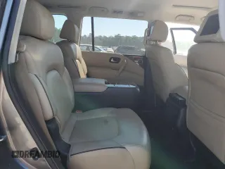 2017 Nissan Armada Platinum with VIN JN8AY2NE2H9707853, listed as a Copart auction lot 46654655 with 69,106 mi miles and Clean Title. Bid and sale history available at carsss.com. Image 12.