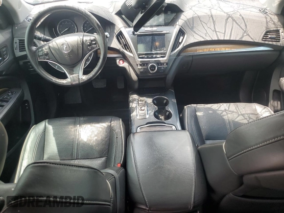 2017 Acura MDX Advance with VIN 5FRYD3H8XHB001445, listed as a Copart auction lot 60492425 with 139,450 mi miles and Salvage title. Bid and sale history available at DreamBid. Image 8.