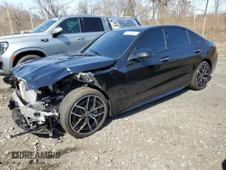2024 Mercedes-Benz C C 300 with VIN W1KAF4GBXRR231973, listed as a Copart auction lot 53315435 with 3,291 mi miles and Salvage Title. Bid and sale history available at carsss.com. Image 1.