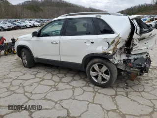 2013 Kia Sorento EX with VIN 5XYKUDA27DG356207, listed as a Copart auction lot 47642815 with 196,098 mi miles and Salvage Title. Bid and sale history available at carsss.com. Image 2.