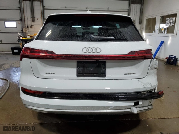 2021 Audi e-tron Premium with VIN WA1AABGE5MB005200, listed as a Copart auction lot 73297844 with 28,894 mi miles and Salvage Title. Bid and sale history available at carsss.com. Image 6.