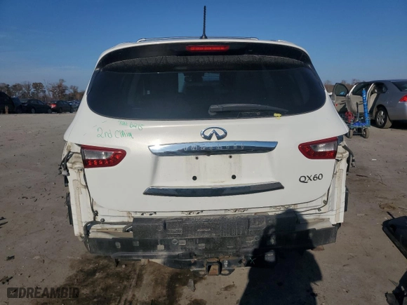 2014 Infiniti QX60 Hybrid with VIN 5N1CL0MM4EC526084, listed as a Copart auction lot 81139784 with 96,857 mi miles and Salvage Title. Bid and sale history available at carsss.com. Image 6.