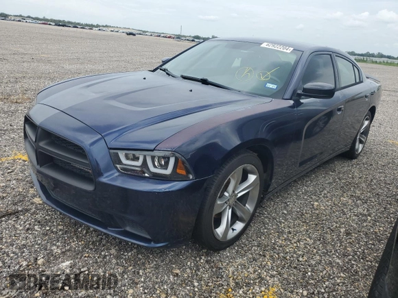 2014 Dodge Charger SE with VIN 2C3CDXBG7EH268734, listed as a Copart auction lot 62922204 with 0 mi miles and Salvage Title. Bid and sale history available at carsss.com. Image 1.