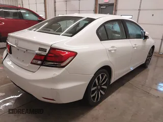 2015 Honda Civic EX-L with VIN 19XFB2F98FE040252, listed as a IAAI auction lot 41617619 with 107,667 mi miles and . Bid and sale history available at DreamBid. Image 4.