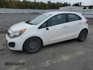 2014 Kia Rio LX with VIN KNADM5A39E6354838, listed as a Copart auction lot 76335694 with 148,265 mi miles and Salvage Title. Bid and sale history available at carsss.com. Image 1.