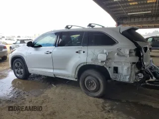 2018 Toyota Highlander Hybrid Limited with VIN 5TDDGRFH7JS041481, listed as a Copart auction lot 41829725 with 142,796 mi miles and Salvage title. Bid and sale history available at DreamBid. Image 2.