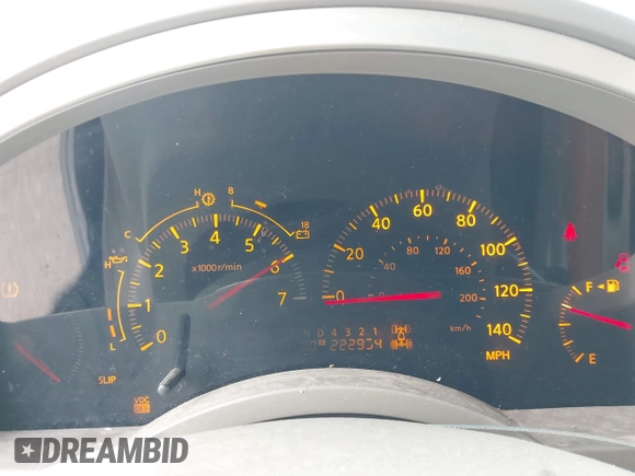 2004 Infiniti QX56 with VIN 5N3AA08C14N811706, listed as a IAAI auction lot 41616710 with 222,954 mi miles. Bid and sale history available at carsss.com. Image 7.