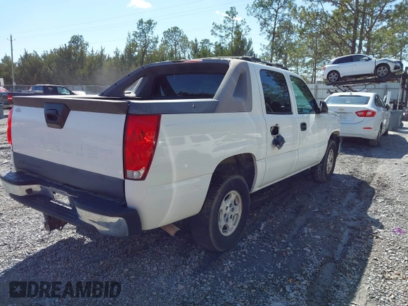2004 Chevrolet Avalanche Z66 with VIN 3GNEC12TX4G135165, listed as a IAAI auction lot 41704036 with 186,553 mi miles and . Bid and sale history available at DreamBid. Image 4.