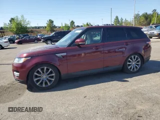 2016 Land Rover Range Rover Sport V6 HSE with VIN SALWR2VF6GA548395, listed as a Copart auction lot 52737375 with 0 mi miles and Clean Title. Bid and sale history available at carsss.com. Image 1.