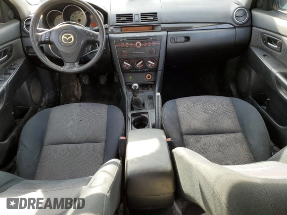 2007 Mazda 3 i Touring with VIN JM1BK32F871625160, listed as a Copart auction lot 84706804 with 254,192 mi miles and Non Repairable. Bid and sale history available at DreamBid. Image 8.