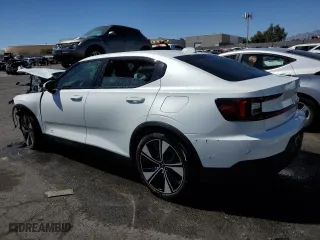 2023 Polestar 2 with VIN YSMEG3KA8PL161928, listed as a Copart auction lot 71888474 with 27,406 mi miles and Salvage Title. Bid and sale history available at carsss.com. Image 2.