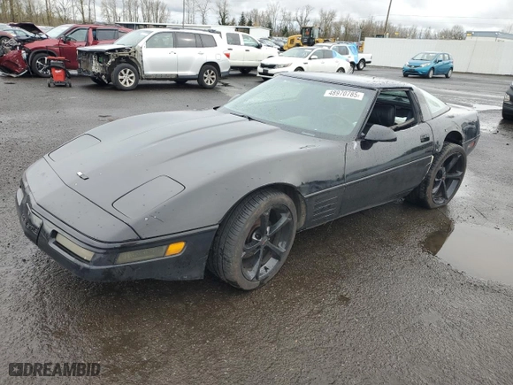 1993 Chevrolet Corvette with VIN 1G1YY23P3P5100843, listed as a Copart auction lot 48970785 with 139,851 mi miles and Salvage Title. Bid and sale history available at carsss.com. Image 1.