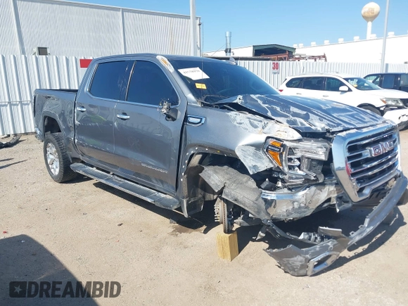 2019 GMC Sierra 1500 SLT z VIN 3GTP8DED7KG308047, wystawiony jako IAAI lot #41978970 z przebiegiem 112 662 mil mil oraz . Historia ofert i sprzedaży dostępna na DreamBid. Obrazek 1.