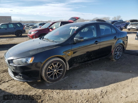2015 Mitsubishi Lancer SE with VIN JA32V2FW7FU004855, listed as a Copart auction lot 46156835 with 101,011 mi miles and Salvage Title. Bid and sale history available at carsss.com. Image 1.